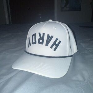 New white HARDY hat